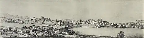 View of Pontevedra in 1669