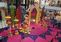 Deepavali decoration at Suria KLCC's centre court