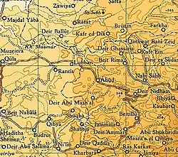 Shabtin 1945 1:250,000