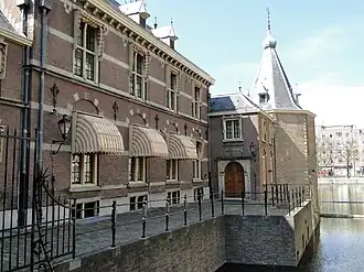 Exterior seen from the Binnenhof in 2012