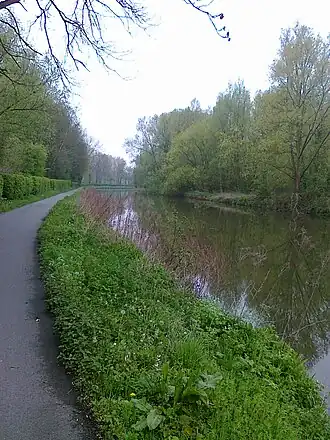 The Dender in Aalst and Erembodegem