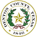 Official seal of Denton County
