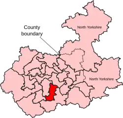 A small constituency, situated in the centre of the county to the west of two similarly sized constituencies.