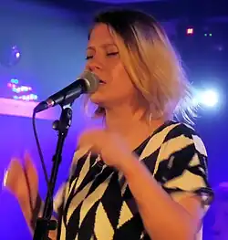 Golbi performing with Full Trunk band at Akko's Jam club