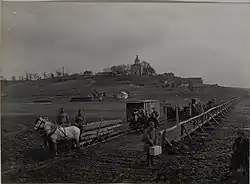 Ambulance train near Milcza, ca. 1916