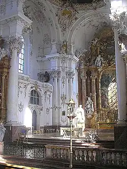Choir of Church of St. Maria in Dießen am Ammersee
