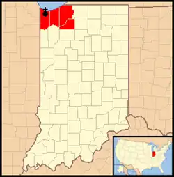 Territory of the Diocese of Gary