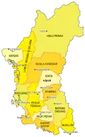 Districts in Perak