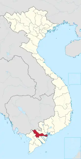 Location in Vietnam