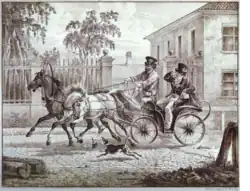 Early 19th century depiction by Aleksander Orłowski