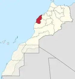 Location in Morocco