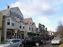 Looking north along Katonah Avenue