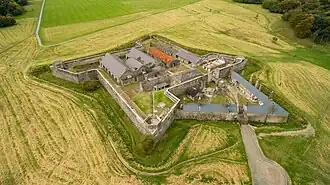 Aerial (drone) image of Magazine Fort