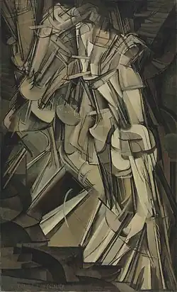 Image 26Marcel Duchamp, Nude Descending a Staircase, No. 2, 1912, Philadelphia Museum of Art (from History of painting)