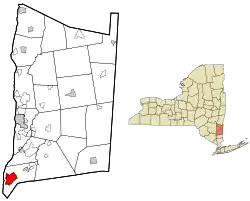 Location of Beacon, New York
