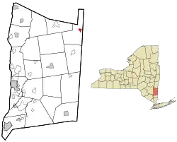 Location of Millerton, New York