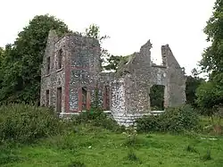 Victorian ruins of Synge's Lodge