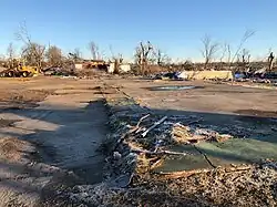 Image 6Low-end EF4 damage to a business in downtown Cayce (from 2021 Western Kentucky tornado)