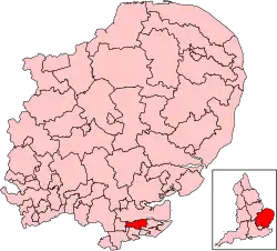 Map of constituency