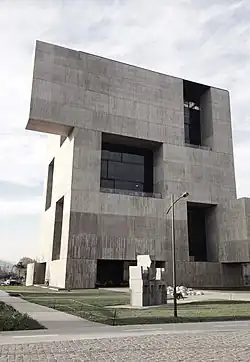 Anacleto Angelini Innovation Center, designed by Pritzker Alejandro Aravena and completed in 2014.
