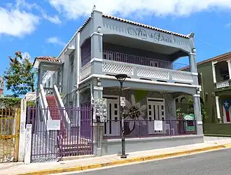Historic building listed in the National Register of Historic Places since 2016,[7] today referred to as the Puerto Rico Gay Pride Community Building.