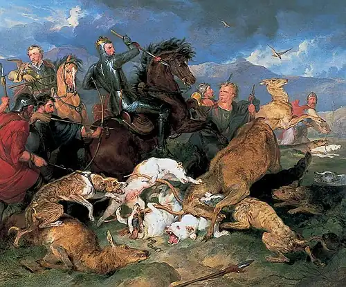 The Hunting of Chevy Chase by Edwin Landseer