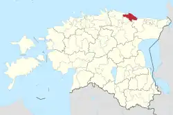 Viru-Nigula Parish within Lääne-Viru County.