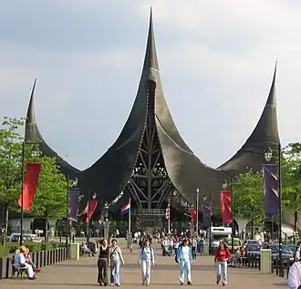 The entrance to the Efteling theme park in the Netherlands, which opened in 1952