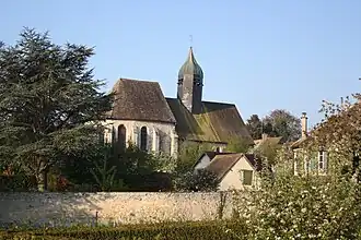 The church Saint-Aignan in Gilles