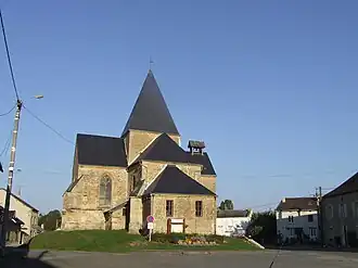 The church in Écordal