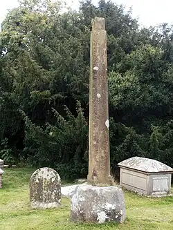 Shaft of the churchyard cross