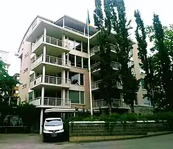 Building hosting the Embassy of Brazil in Helsinki