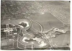 Aerial view Wascana Lake