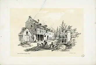 Cierp by Eugène de Malbos near 1840