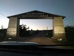 Entrance to Santa Maria do Cambucá