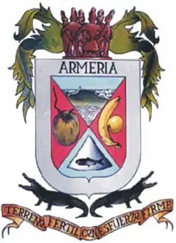 Coat of arms of Armería