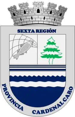 Cardenal Caro Province coat of arms