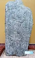 Stela 5, made of serpentine