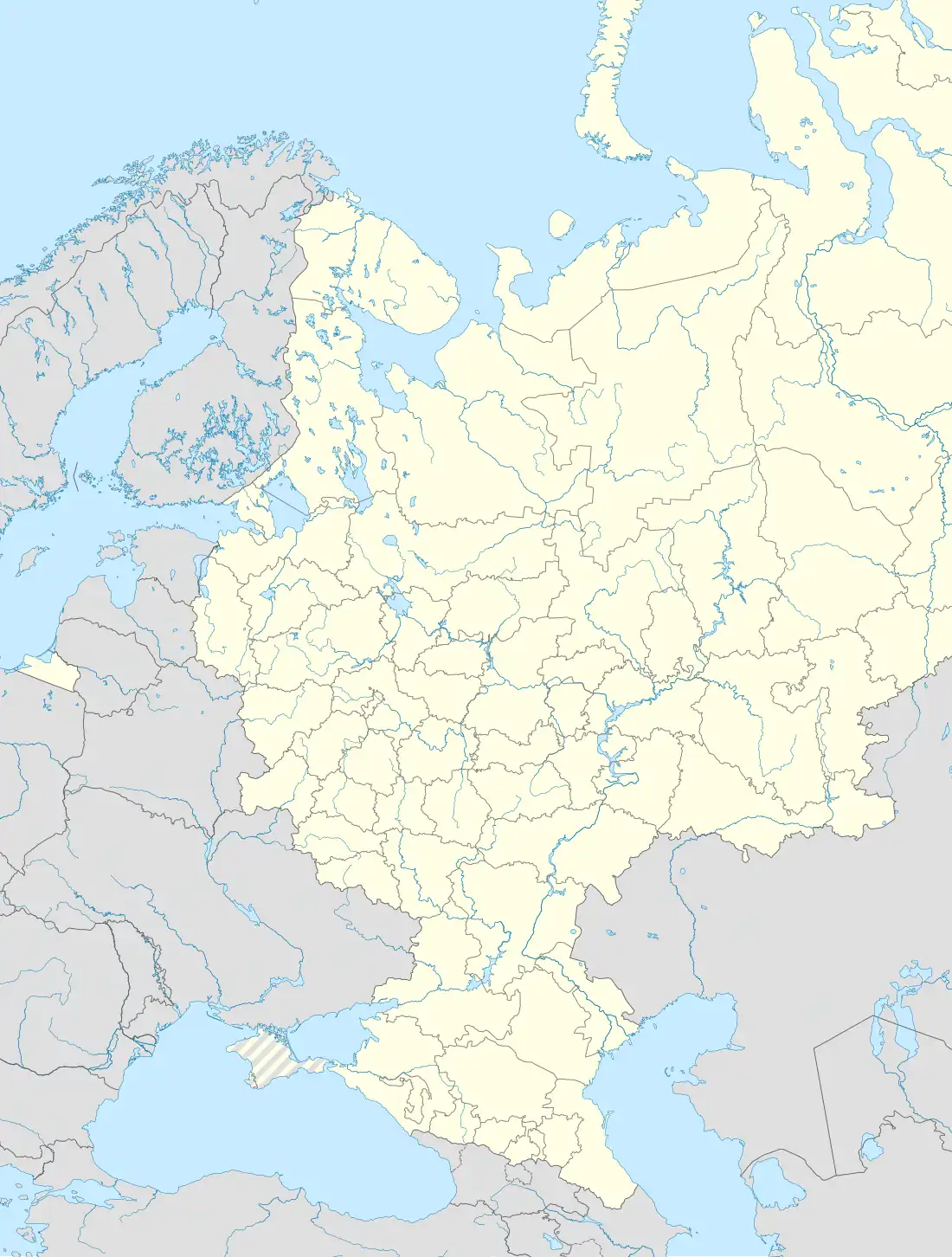 Arkhangelsk is located in European Russia