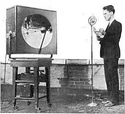 Experimental 3.3 GHz (9 cm) transmitter 1933 using split-anode magnetron, at Westinghouse labs [37]