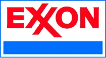 The Exxon logo, designed in 1966, introduced in 1972