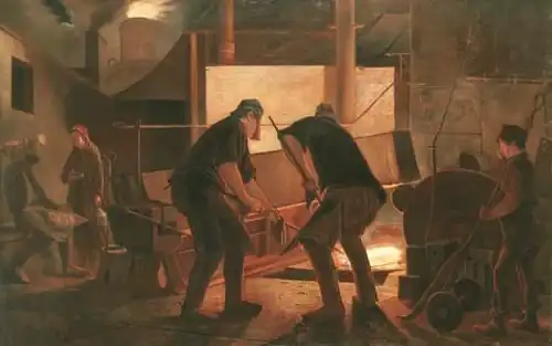 Eyre Crowe, The Forge, 1869
