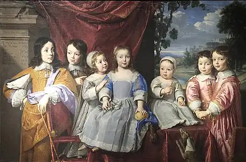 Portrait of the children of Habert de Montmor, 1649, Museum of Fine Arts, Reims