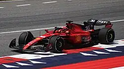 Charles Leclerc driving the Ferrari SF-23 at the 2023 Austrian Grand Prix