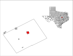 Location of Marlin, Texas