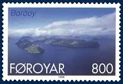 Stamp FR 353 of Postverk Føroya (issued: 25 May 1999; photo: Per á Hædd)