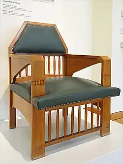 Armchair by Joseph Maria Olbrich, Darmstadt Museum