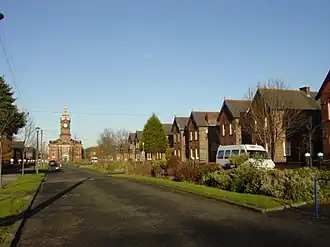 New Hall, Longmoor Lane, Fazakerley (1887–89; Grade II)