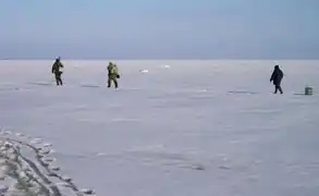 Fishermen on the Gulf of Finland