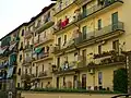 Low-rise flat with balconies in Florence, Italy